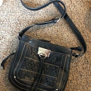 A black Chaps purse